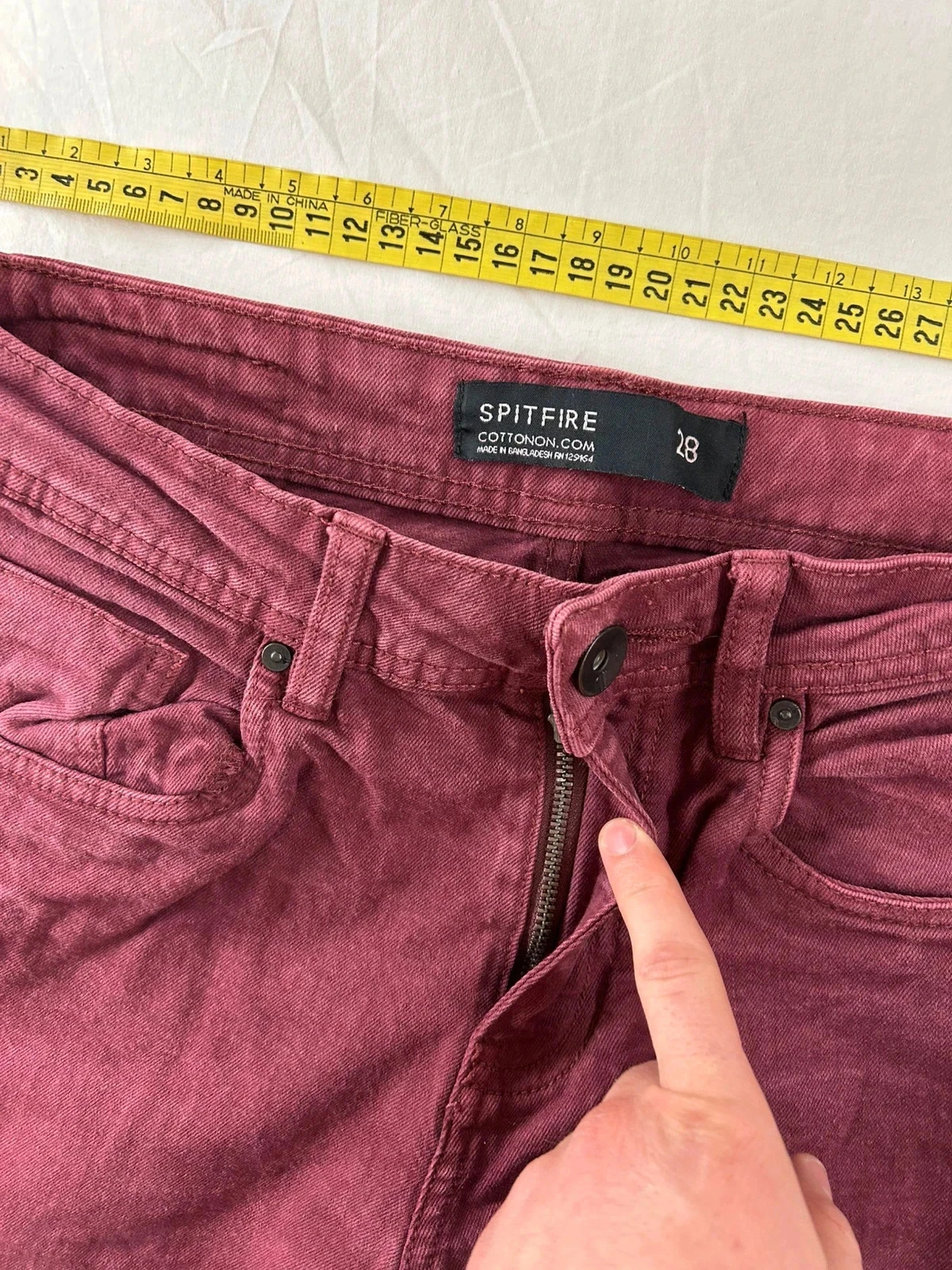 J’espère slim rojo burdeos spitfire – photo 8